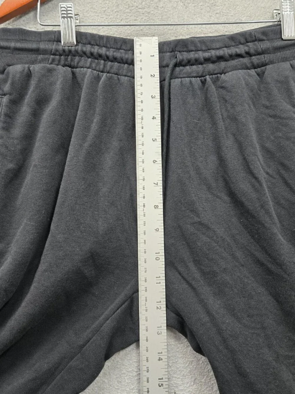 Gymshark Men Activewear Pants M Black Joggers Logo Drawstring 26